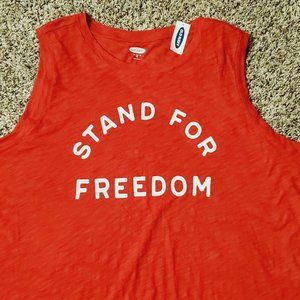 Stand For Freedom Women's XXL Tank Top
